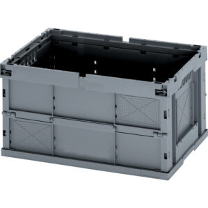 Euro Container, Grey, 600mm x 400mm x 320mm