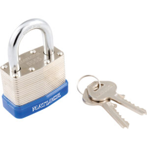 Laminated Steel Key Padlock - 44mm