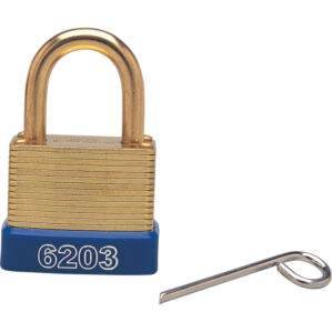 Laminated Brass No 3 Combination Padlock - 40mm