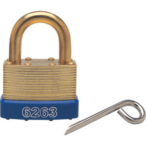 Laminated Brass No 4 Combination Padlock - 46mm
