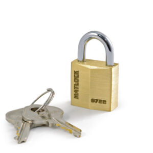 Brass Key Padlock - 20mm