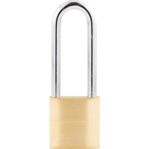 Brass Long Shackle Key Padlock - 30mm