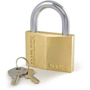 Brass Key Padlock - 60mm