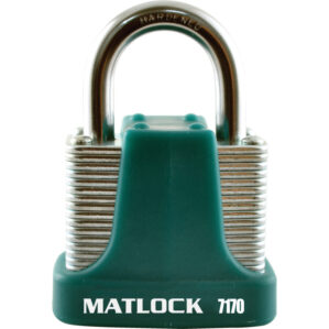 Strong Green Steel Keyed Alike Padlock - 40mm