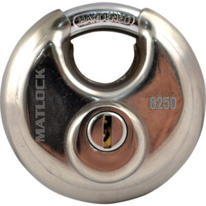 Stainless Steel Disc Key Padlock - 70mm