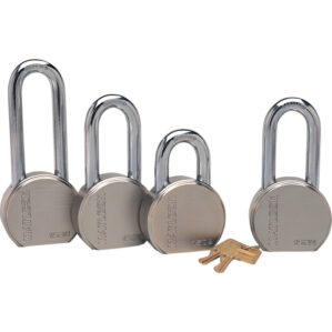 Round Body Hardened Steel Key Padlock - 63.5mm