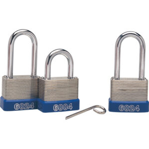 Laminated Steel No 3 Combination Padlocks - 40mm x 25mm