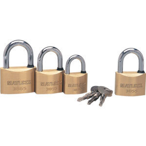 Brass Cross Key Padlock - 50mm