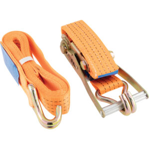 4m x 50mm Load Strap-Double Hook (two part), 4000kg Load Capacity