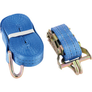 7.5m x 50mm Load Strap-Double Hook (two part), 2000kg Load Capacity