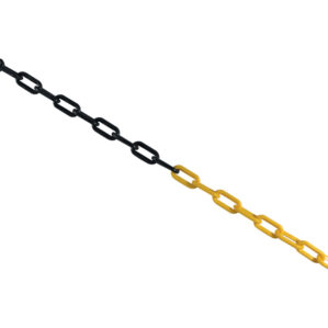 8mm x 25m Yellow & Black Chain Pack