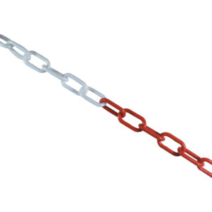 10mm x 25m Red & White Chain Pack