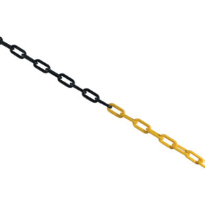 10mm x 25m Yellow & Black Chain Pack