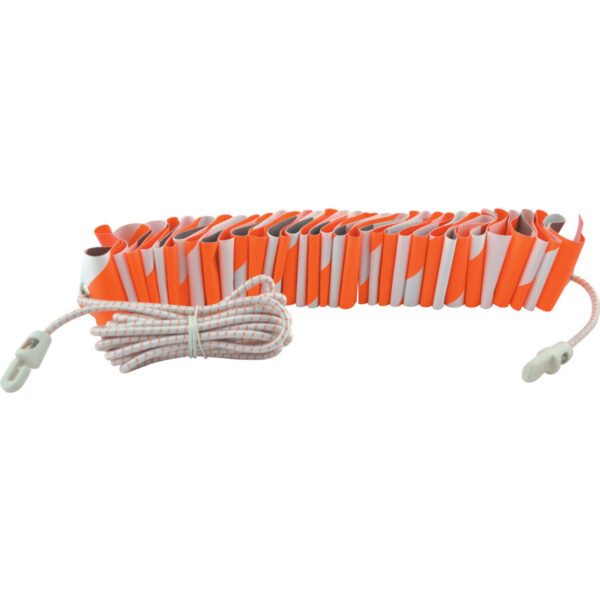 Temporary Barrier, Z Barrier System, PVC, Red/White