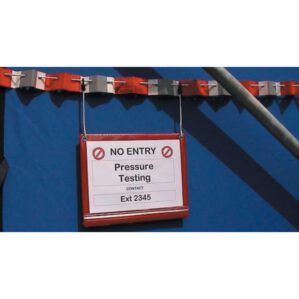 A4 Sign Pocket Z-Barrier