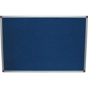 FELT NOTICE BOARD 1200x900mm RED ALUMINIUM TRIM