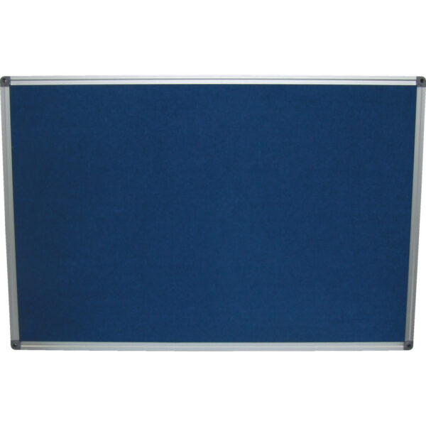 FELT NOTICE BOARD 1200x900mm GREEN ALUMINIUM TRIM