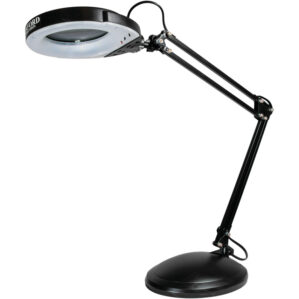 SMD LED DESK MAGNIFIER TASK LAMP WITH WEIGHTED BASE