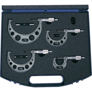 0-4" 4-PCE EXTERNAL MICROMETER SET