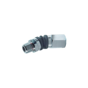 FE101 FLEXIBLE ELBOW FEMALE TO MALE 1/4"