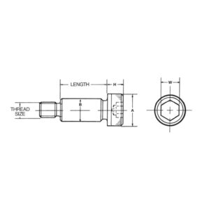 M16x20x60 SKT SHOULDER SCREW H8 (GR-12.9)