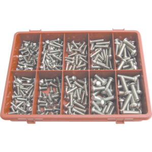 METRIC SKT BUTTON HEAD SCREW KIT A2 AVG-310PC