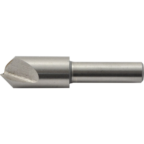 90degree, Countersink, 3/8in., Straight Shank, 1 fl, High Speed Steel