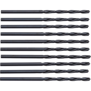 Jobber Drill,  3/32in., Normal Helix, High Speed Steel, Black Oxide