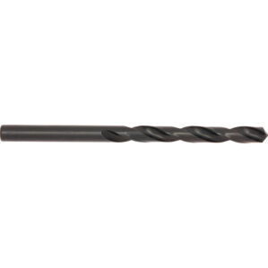 Jobber Drill,  1/4in., Normal Helix, High Speed Steel, Black Oxide
