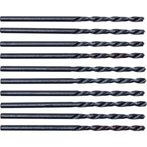 Jobber Drill, 2mm, Normal Helix, High Speed Steel, Black Oxide