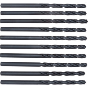 Jobber Drill, 3.6mm, Normal Helix, High Speed Steel, Black Oxide