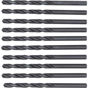 Jobber Drill, 4.9mm, Normal Helix, High Speed Steel, Black Oxide