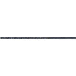 L100, Long Series Drill, 2.5mm, Long Series, Straight Shank, High Speed Steel, Steam Tempered