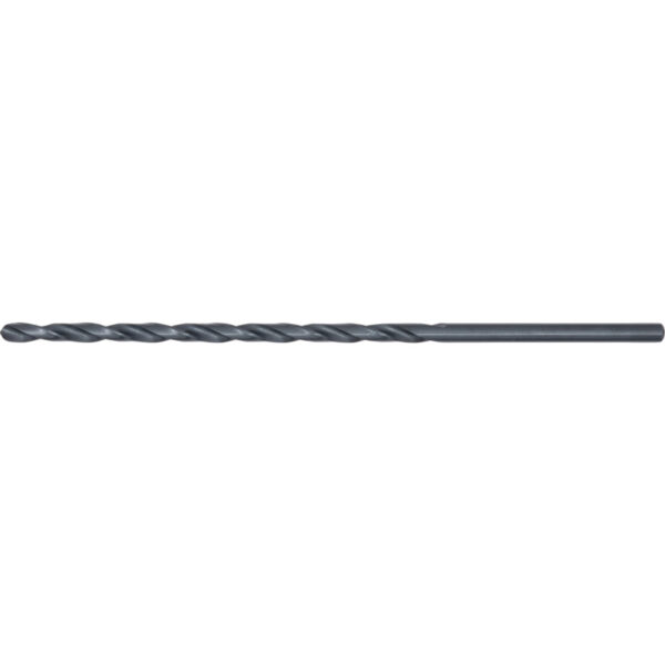 L100, Long Series Drill, 3mm, Long Series, Straight Shank, High Speed Steel, Steam Tempered