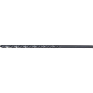 L100, Long Series Drill, 3.3mm, Long Series, Straight Shank, High Speed Steel, Steam Tempered