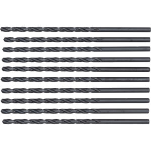 L100, Long Series Drill, 4.2mm, Long Series, Straight Shank, High Speed Steel, Steam Tempered