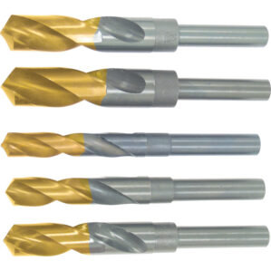 Blacksmith Drill, 25mm, Parallel Shank, High Speed Steel, TiN-Tipped