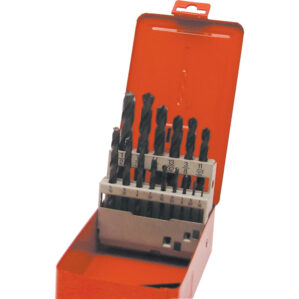 Jobber Drill Sets, Standard Length, Inch, High Speed Steel, Set Of 15