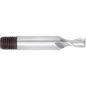 Short Slot Drill, 6.5mm, 2fl, Threaded Shank, High Speed Steel, Bright