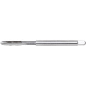 Second Tap, Straight Flute, 3mm x 0.5mm, High Speed Steel, Metric Coarse, Bright