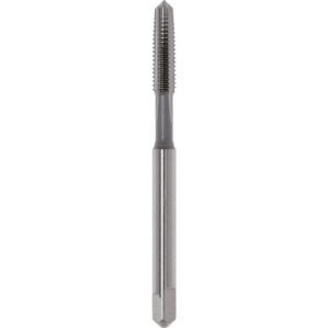 Taper Tap, Straight Flute, M4 x 0.7mm, High Speed Steel, Metric Coarse, Bright