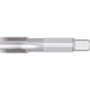 Second Tap, Straight Flute, 3/8in. x 19 BSPF, High Speed Steel, BSPF, Bright