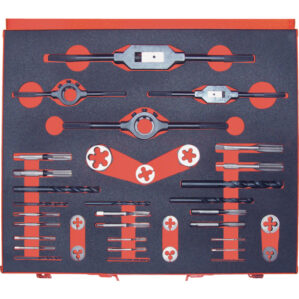 M2-M16 37-PCE HSS THREADING SET IN CASE