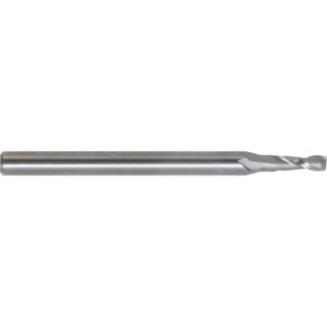 Regular, Slot Drill, 2mm, 2fl, Plain Round Shank, Carbide, Bright