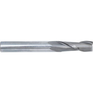 Regular, Slot Drill, 6mm, 2fl, Plain Round Shank, Carbide, Bright
