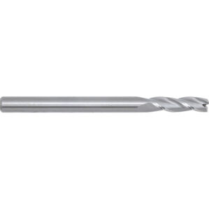 Regular, Slot Drill, 4mm, 3fl, Plain Round Shank, Carbide, Bright
