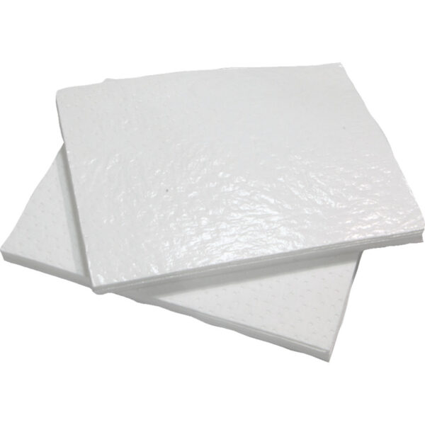 Absorbent Pads S+ Oil Only PVC Backing Pack of 100