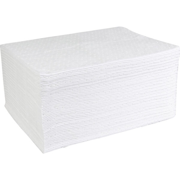 Oil Absorbent Pads, Oil, 100 Pack Quantity, Pad