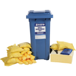 Spill Kit S-Extra Chemical Wheeled Bin 120L