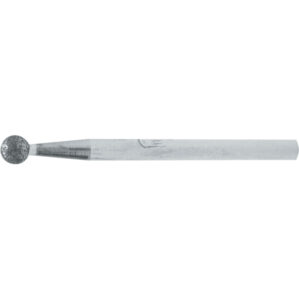 D4, Rotary Burr, Diamond, Single Cut, 4mm, Ball